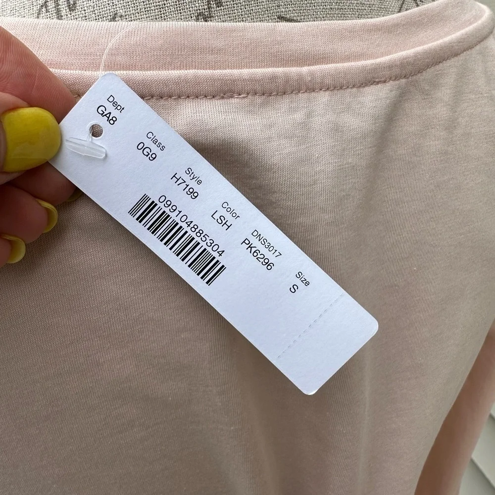 J. Crew Twist-back Long-sleeve T-shirt - Blush Pink